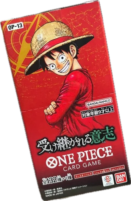 2025 ONE PIECE OP-13 Carrying On His Will Booster Box (OP13, Japanese) — Factory sealed