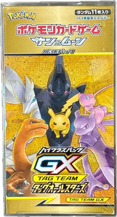 2019 Tag Team GX Tag All Stars Booster Box (SM12a, Japanese) — Factory sealed
